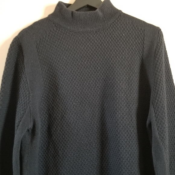 Valentino Wool Turtleneck Sweater Size Large Blue - Picture 6 of 14